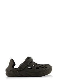 Laser Cut Slingback Clogs