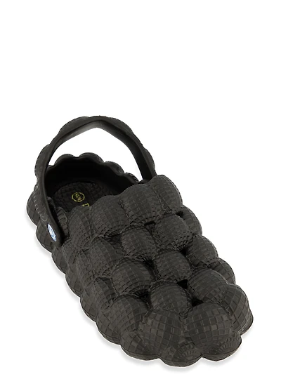 Slingback Bubble Slide Clogs