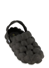 Slingback Bubble Slide Clogs