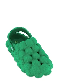 Slingback Bubble Slide Clogs