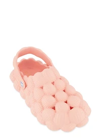 Slingback Bubble Slide Clogs