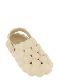 Slingback Bubble Slide Clogs