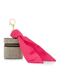 Rhinestone Studded Airpod Case Keychain