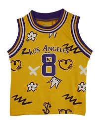 Toddler Girls Graphic Print Jersey