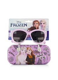 Girls Frozen Rhinestone Sunglasses and Case Set