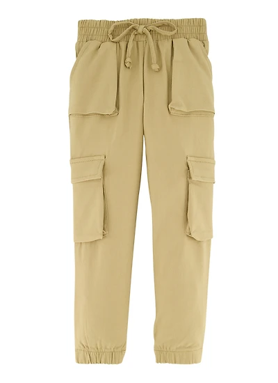 Little Girls Hyperstretch Cargo Joggers, 4