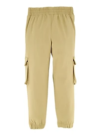 Little Girls Hyperstretch Cargo Joggers, 4