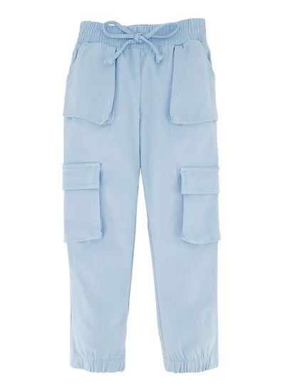 Little Girls Hyperstretch Cargo Joggers,