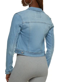 WAX Long Sleeve Denim Jacket