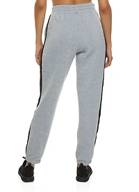 Side Stripe Fleece Sweatpants