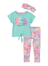 Toddler Girls No Limits Graffiti Graphic Tee and Leggings