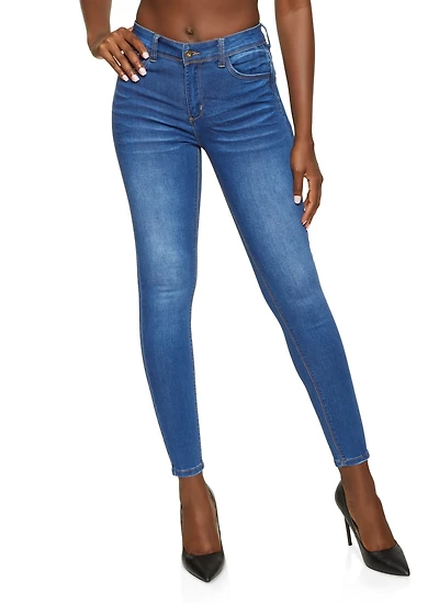 Womens WAX Whiskered Jeans, Blue,