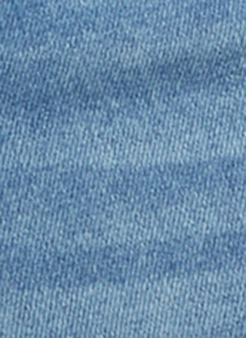 Plus WAX Distressed Rolled Cuff Jeans