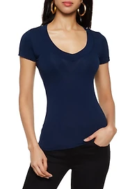 Basic V Neck Tee