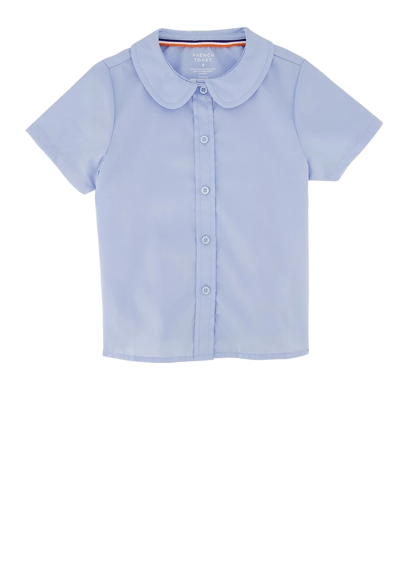 French Toast Girls 4-6x Peter Pan Collar Shirt