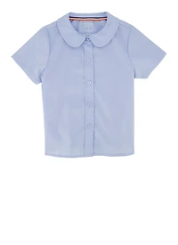 French Toast Girls 4-6x Peter Pan Collar Shirt