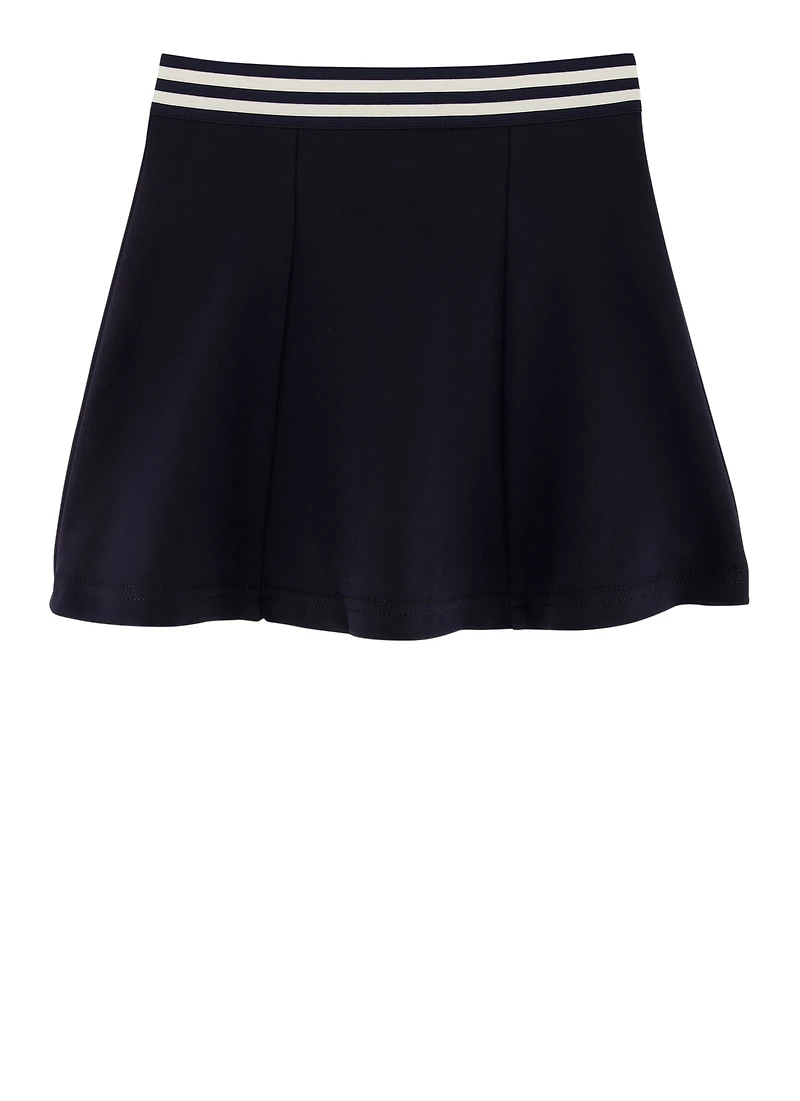 French Toast Girls 4-6x Stretch Waistband Skort, Blue, Size 4-5