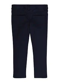Girls 4-6x Adjustable Waist Skinny Leg Pants, Blue,