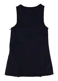 French Toast Girls 4-6x Bow Front Solid Jumper, Blue, Size 6X