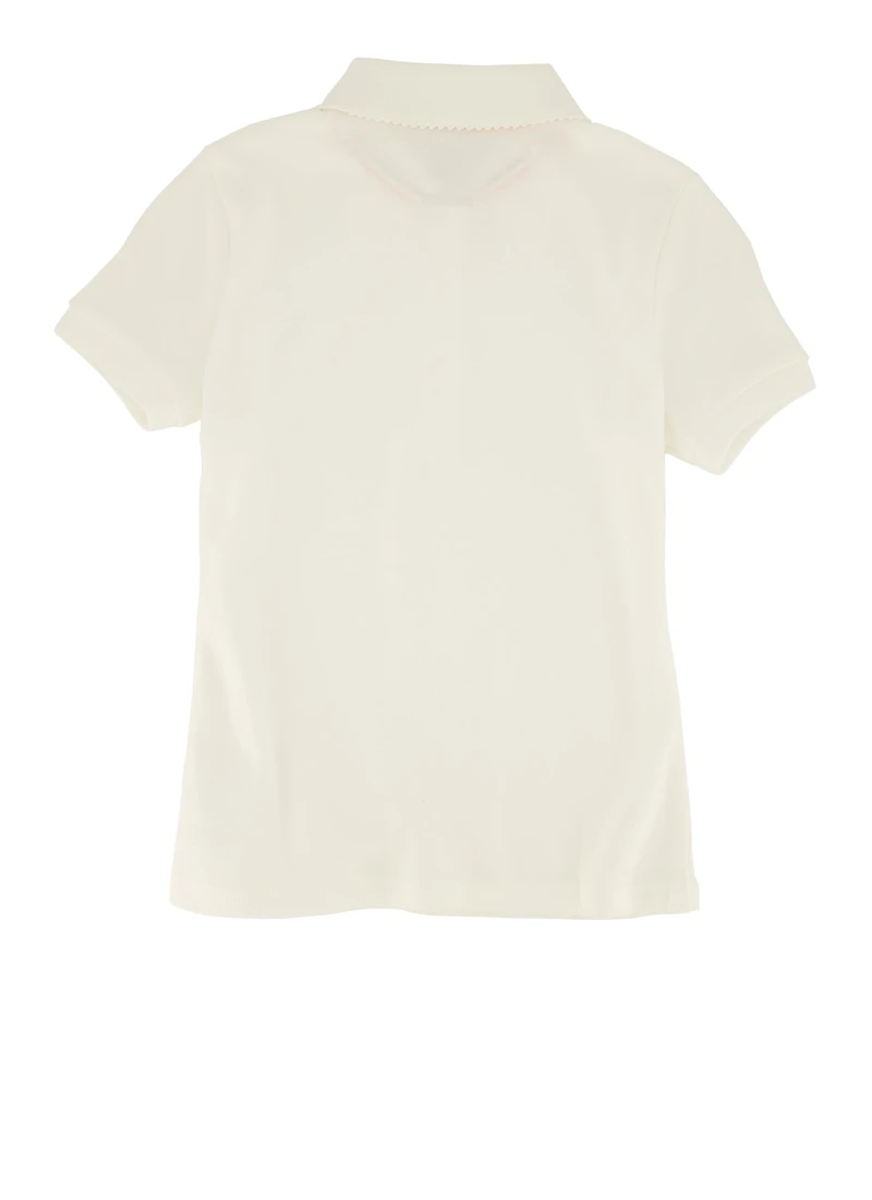 French Toast Girls 7-16 Polo Shirt, White, Size 10-12