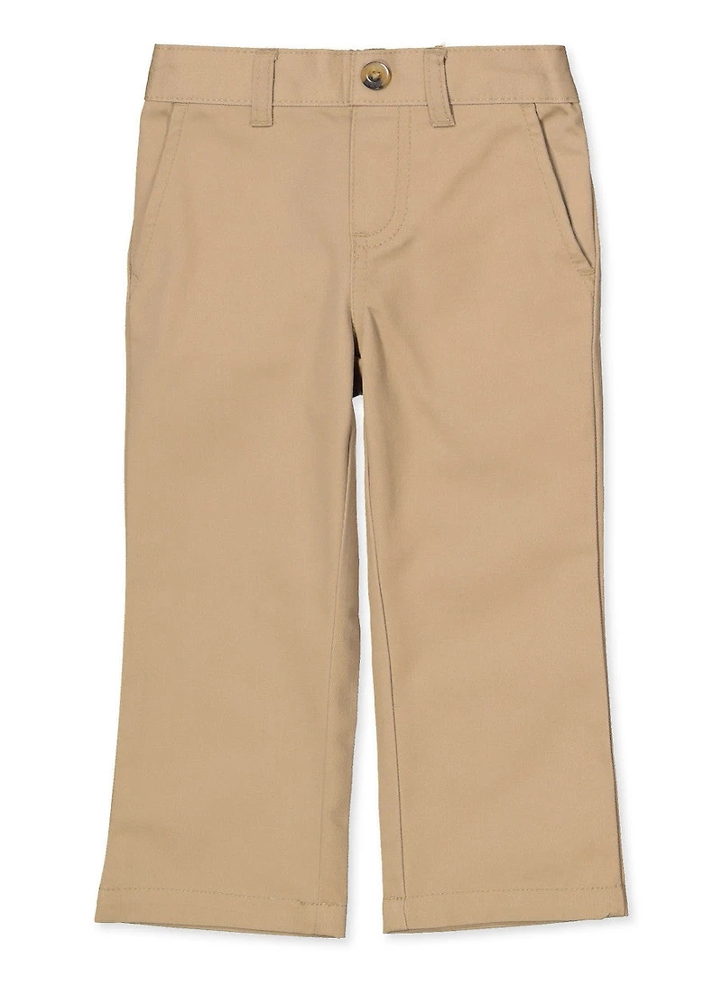 French Toast Girls 7-14 Straight Leg Twill Khaki Pants, Khaki, Size 8