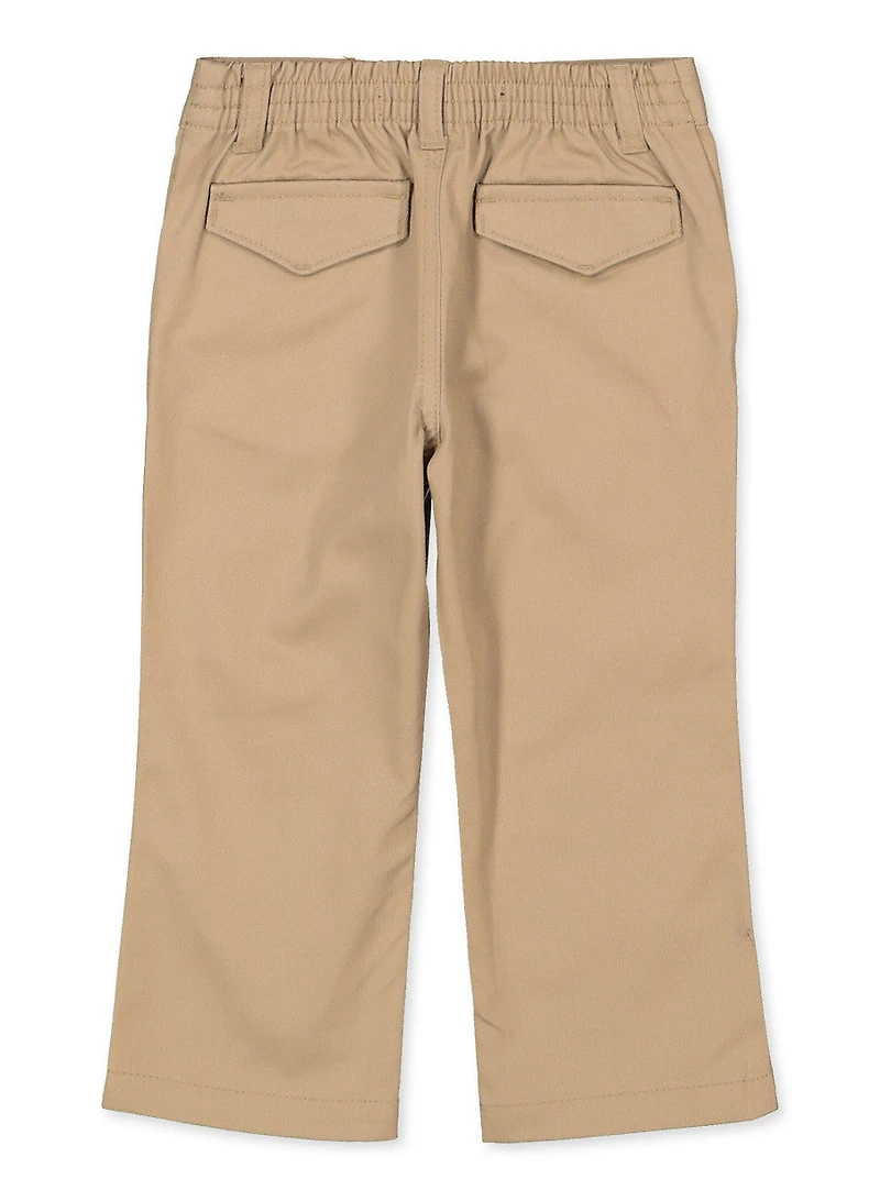 French Toast Girls 7-14 Straight Leg Twill Khaki Pants, Khaki, Size 8
