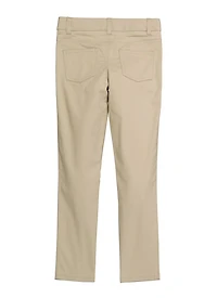 French Toast Girls 7-16 5 Pocket Skinny Pants, Khaki, Size 8