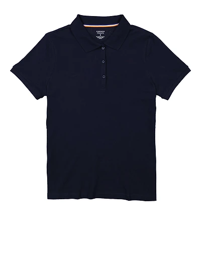 French Toast Junior Solid Polo Shirt, Blue,