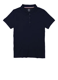 French Toast Junior Solid Polo Shirt, Blue,