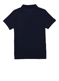 French Toast Junior Solid Polo Shirt, Blue,