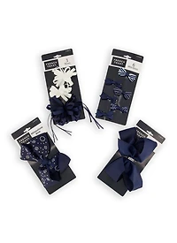 French Toast Girls 4 Pack Assorted Bow Clips