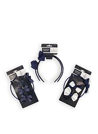 French Toast Girls 3 Pack Assorted Headbands and Bow Clips