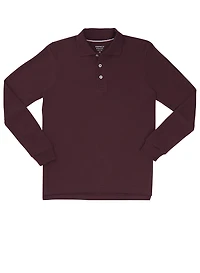 French Toast Boys 4-7 Long Sleeve Pique Polo