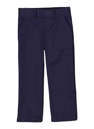 French Toast Boys 4-7 Relaxed Fit Navy Chinos, Blue, Size 5