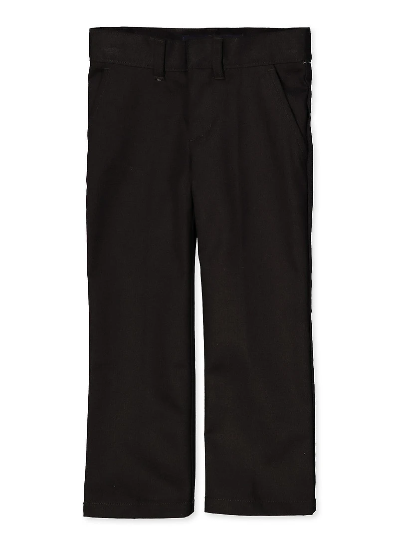 French Toast Boys 4-7 Relaxed Fit Chinos, Black, Size 4