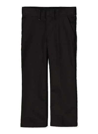 French Toast Boys 4-7 Relaxed Fit Chinos, Black, Size 4