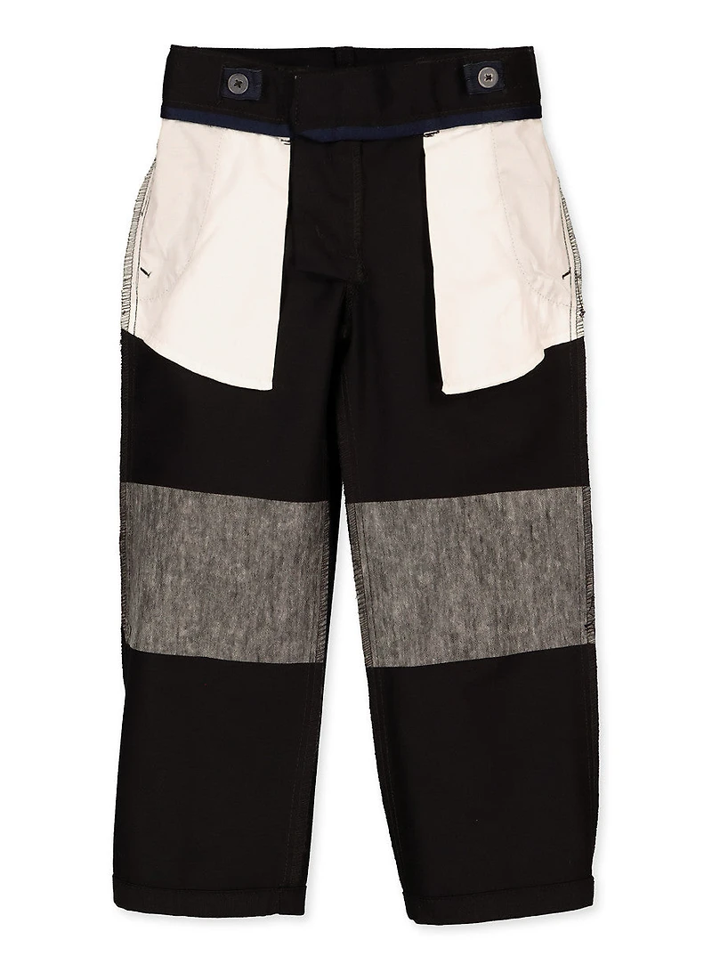 French Toast Boys 4-7 Relaxed Fit Chinos, Black,