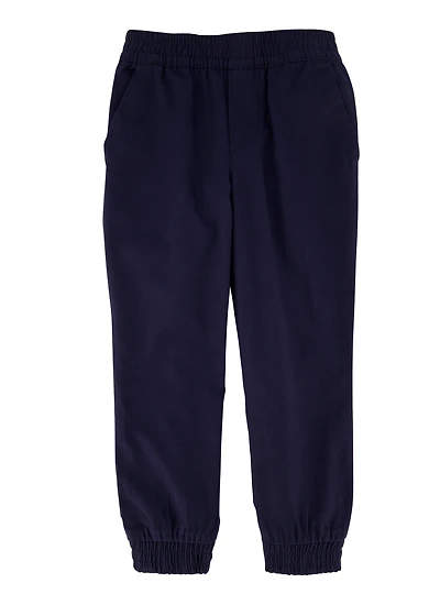 French Toast Boys 4-7 Twill Navy Joggers
