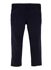 French Toast Boys 4-7 Slim Fit Stretch Twill Pants, Blue,