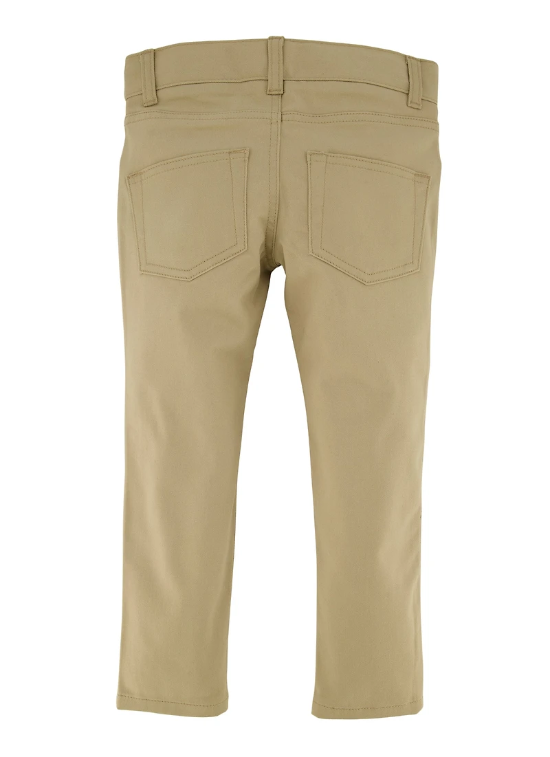 French Toast Boys 4-7 Slim Leg Chino Pants, Khaki, Size 6