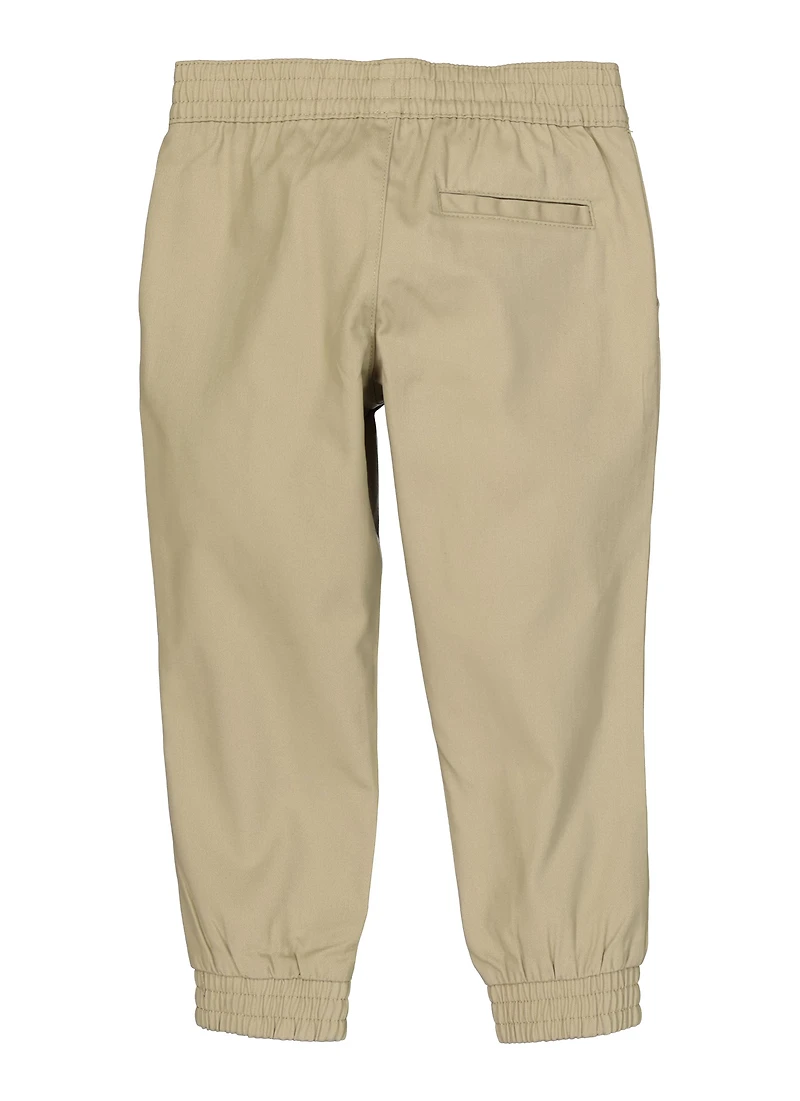 French Toast Boys 4-7 Pull On Joggers, Khaki, Size 4