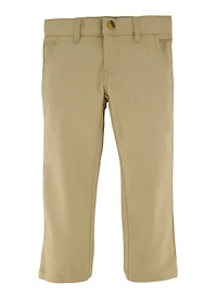 French Toast Boys 4-7 Straight Fit Chino Pants, Khaki, Size 6
