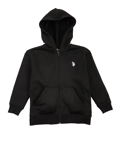 US Polo Boys 4-7 Hooded Sweatshirt