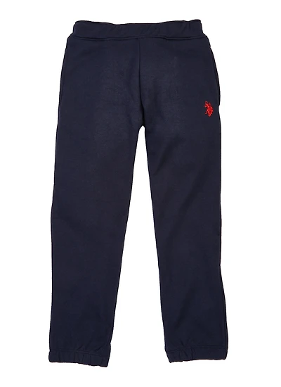 US Polo Boys 4-7 Gym Sweatpants, Blue, Size 4