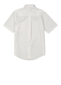 French Toast Boys 8-16 Short Sleeve Shirt, White, Size 12