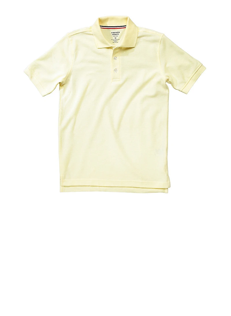 French Toast Boys 8-14 Short Sleeve Pique Polo