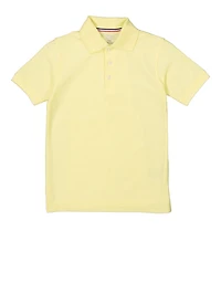 French Toast Boys 8-16 Short Sleeve Solid Polo