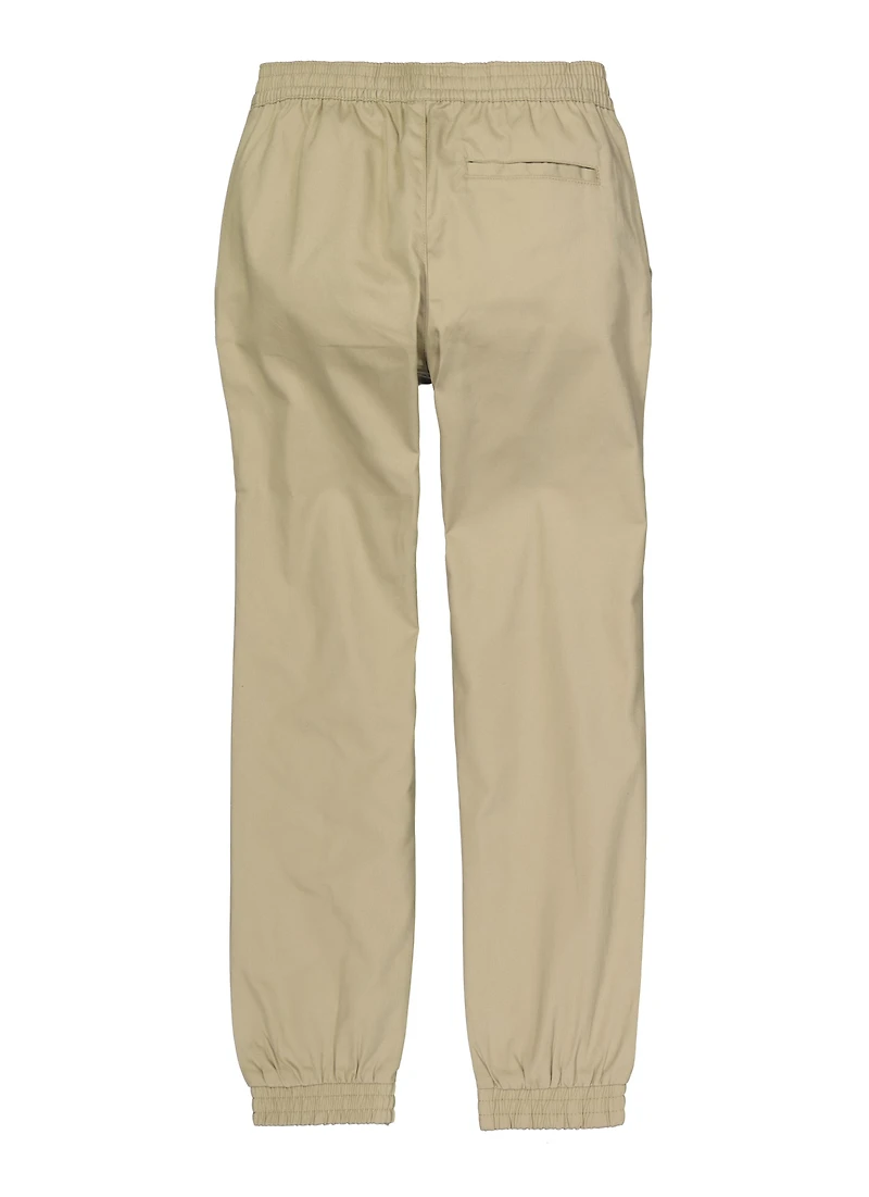 French Toast Boys 8-14 Twill Joggers