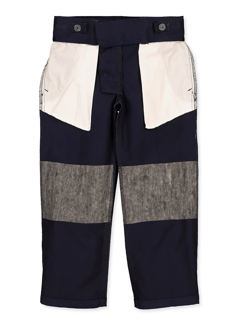 French Toast Boys 16-20 Relaxed Fit Chinos, Blue, Size 18