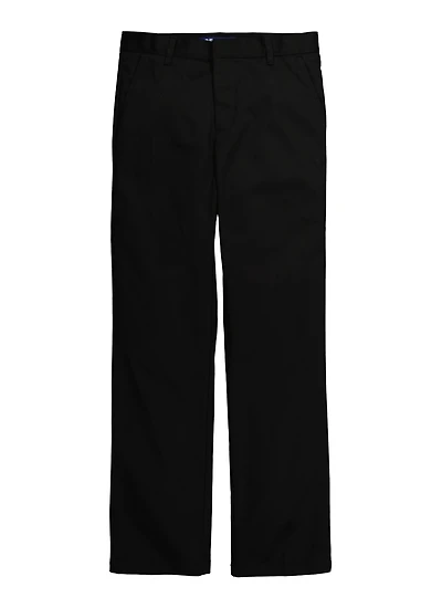 French Toast Boys 16-20 Chinos, Black, Size 18